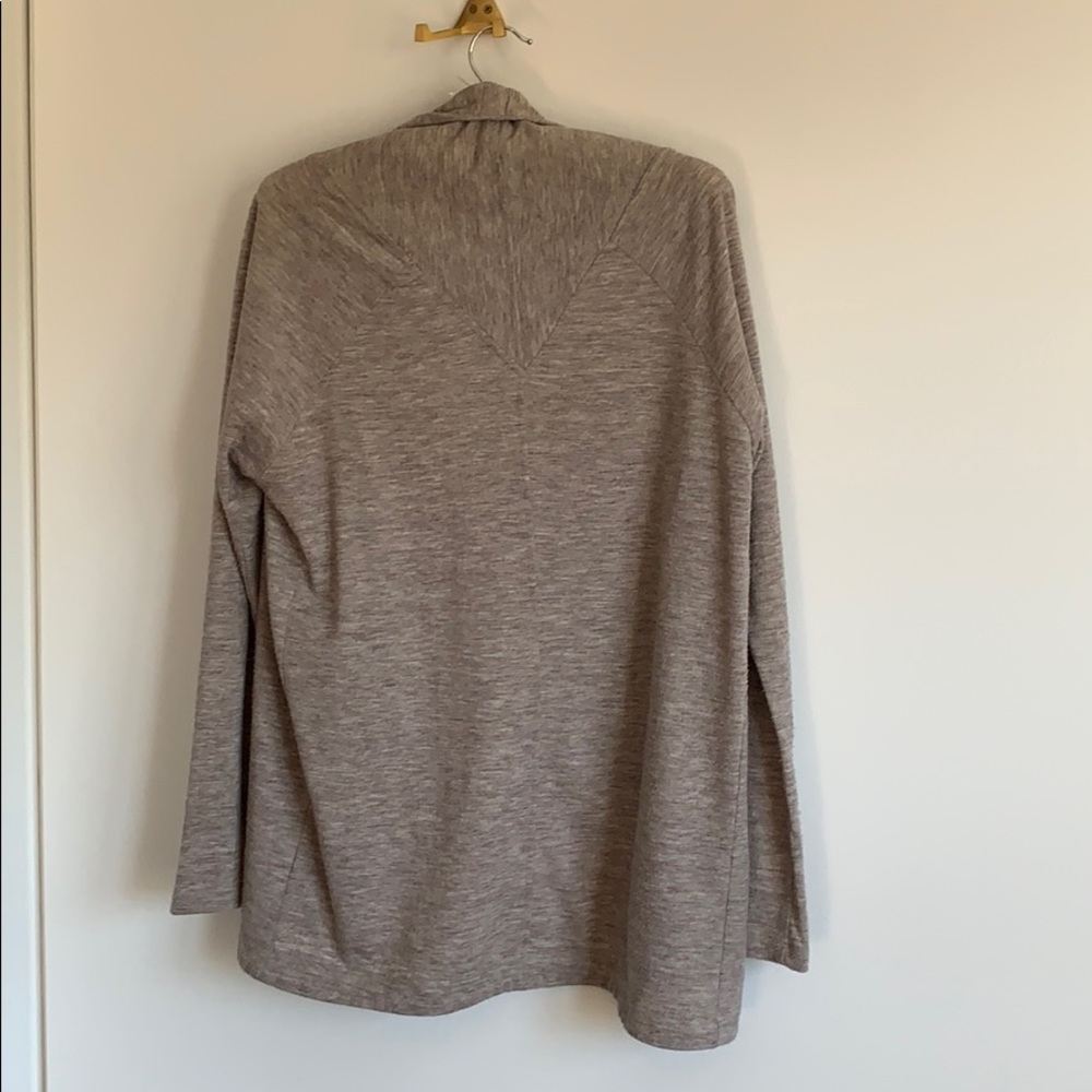 Sweet Rain Bianca Heathered Drape Front Cardigan - Picture 5 of 8